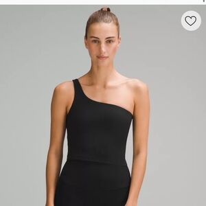 Lululemon ribbed nulu asymmetrical yoga tank top